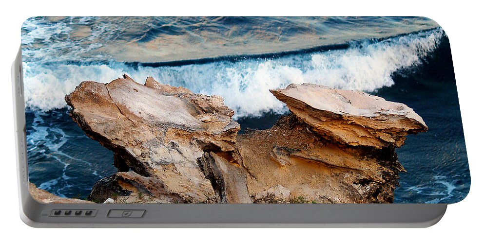Fine Art Photography Portable Battery Charger featuring the photograph Natures Sculptures I by Patricia Griffin Brett