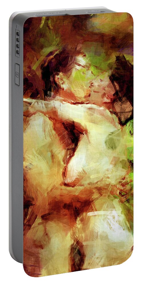 Nudes Portable Battery Charger featuring the photograph Never Let Me Go by Kurt Van Wagner