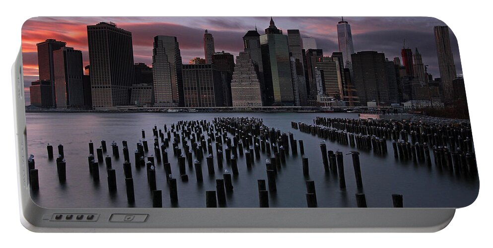 New York City Portable Battery Charger featuring the photograph New York City FIDI by Juergen Roth