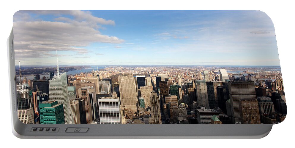 4th Avenue Portable Battery Charger featuring the photograph New York City View by Jannis Werner