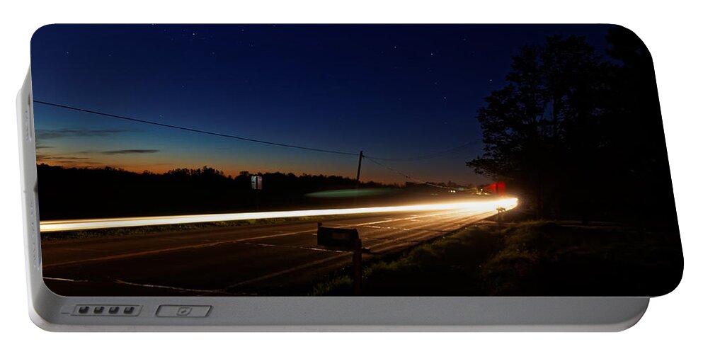 Auto Portable Battery Charger featuring the photograph Night Passing by Lars Lentz