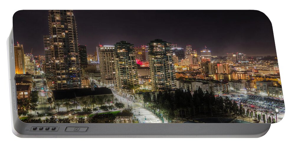 Night Portable Battery Charger featuring the photograph Nighttime by Heidi Smith