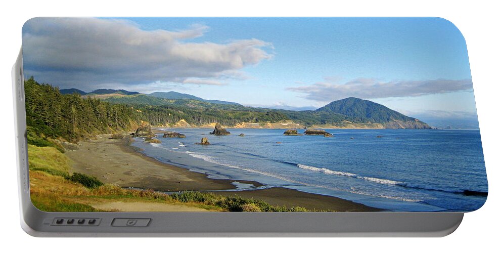 Scenic Portable Battery Charger featuring the photograph North Coast by AJ Schibig