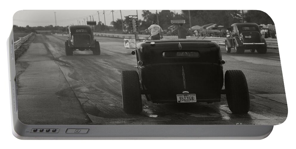 Transportation Portable Battery Charger featuring the photograph Nostalgia Drags by Dennis Hedberg