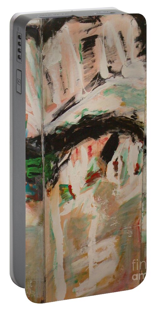 Time Portable Battery Charger featuring the painting Nostalgies Of Venice by Fereshteh Stoecklein