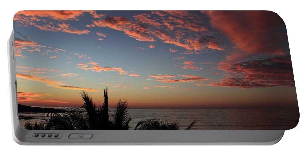 Sunset Portable Battery Charger featuring the photograph Ocean Sunset by Shane Bechler
