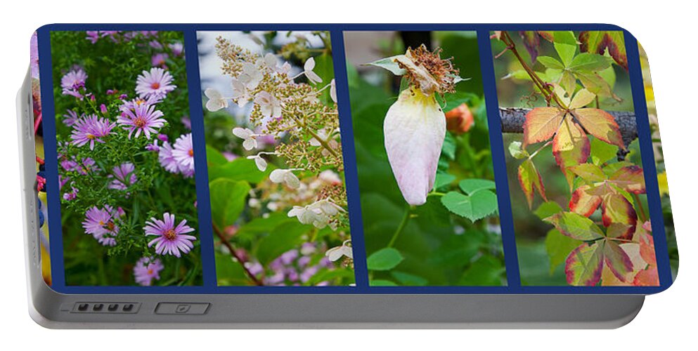 Garden Portable Battery Charger featuring the photograph October by Theresa Tahara