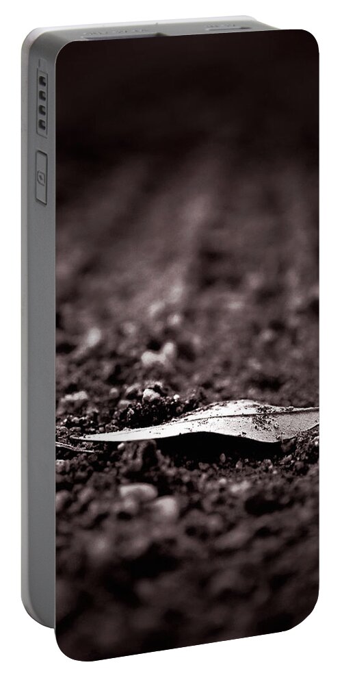 Leaf Portable Battery Charger featuring the photograph Of Earth by Trish Mistric