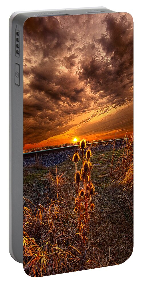 Sunrise Portable Battery Charger featuring the photograph Of Wonders Lost by Phil Koch