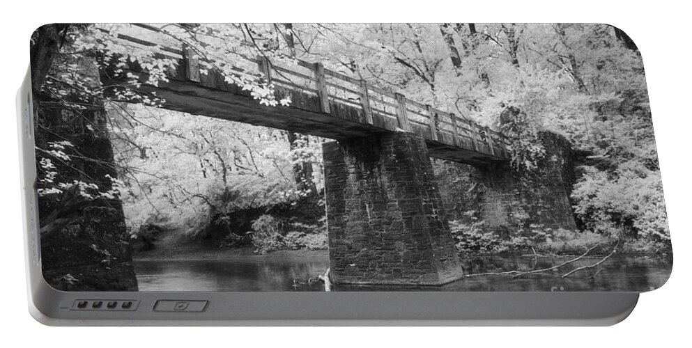 Brige Portable Battery Charger featuring the photograph Old Brige by Gerald Kloss