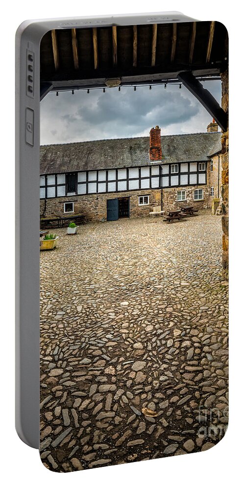 British Portable Battery Charger featuring the photograph Old Farm by Adrian Evans