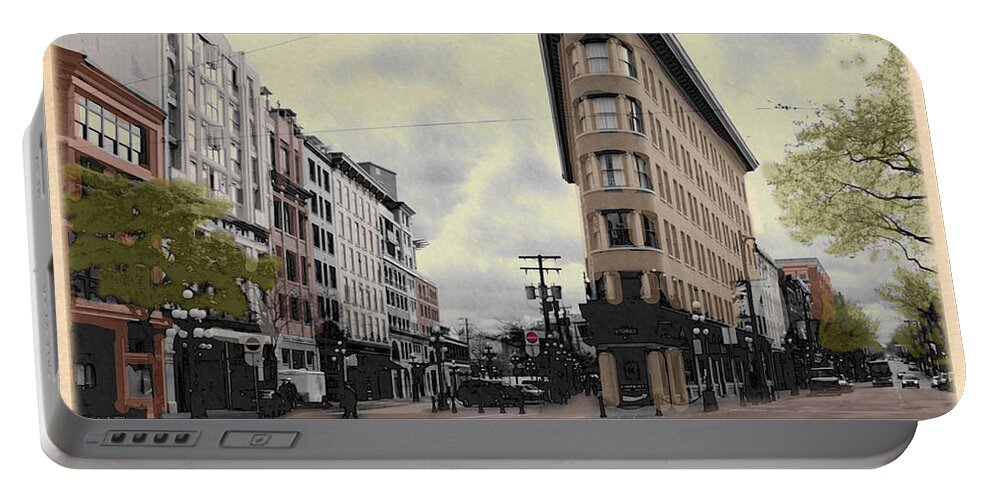 Gastown Portable Battery Charger featuring the photograph Old Gastown by Doug Matthews