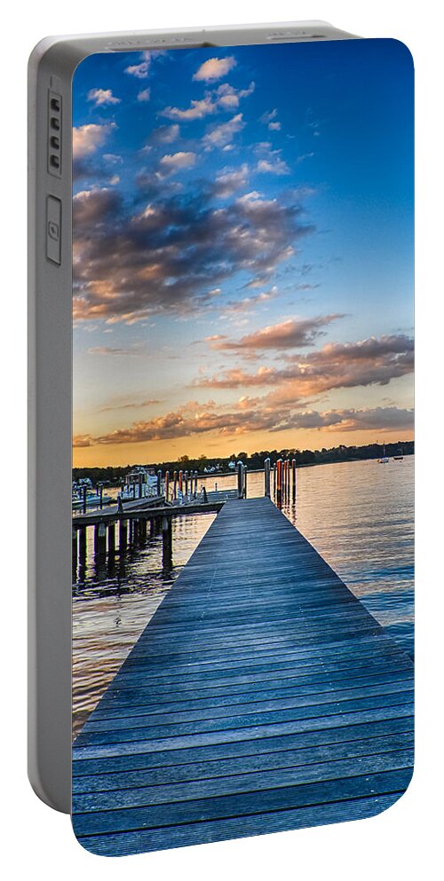 New Jersey Portable Battery Charger featuring the photograph On the River by Kristopher Schoenleber