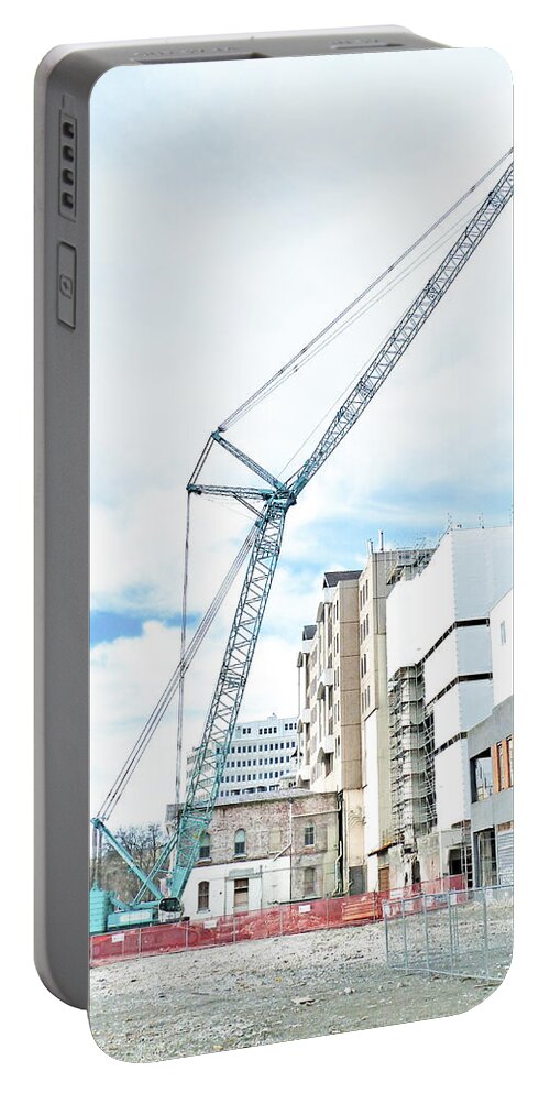Crane Portable Battery Charger featuring the photograph On Tiptoes by Steve Taylor