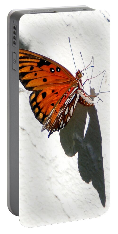 Butterfly Portable Battery Charger featuring the photograph Orange Butterfly by Chauncy Holmes