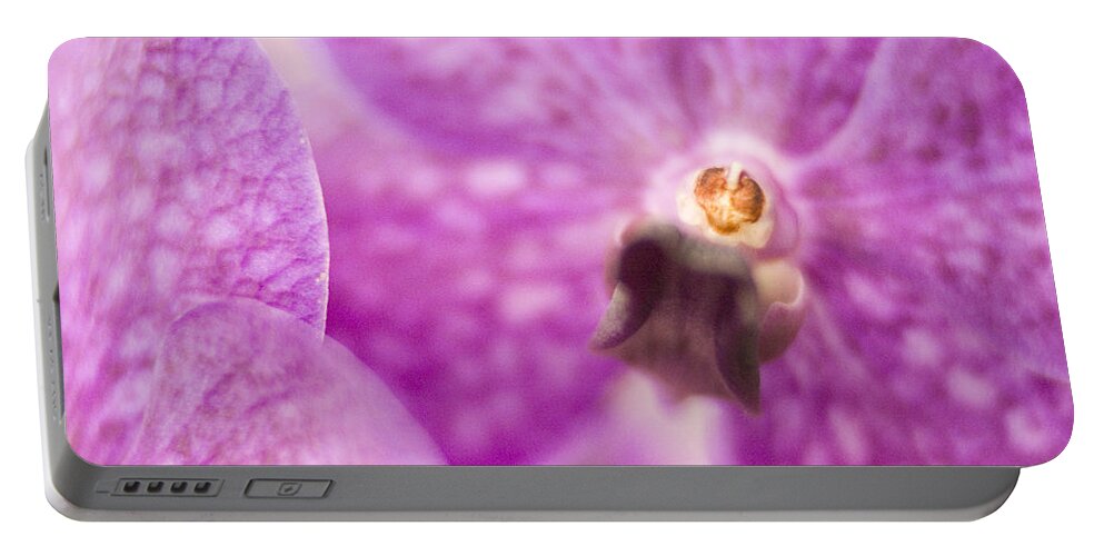 Flower Portable Battery Charger featuring the photograph Orchid by Bradley R Youngberg