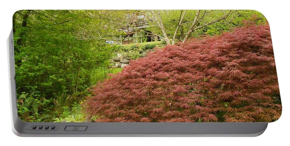 Nature Portable Battery Charger featuring the photograph Out of the Woods by David Trotter