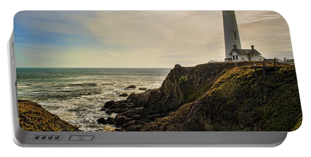 Lighthouse Portable Battery Charger featuring the photograph Out There by Heather Applegate