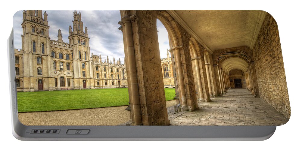 Oxford Portable Battery Charger featuring the photograph Oxford University - All Souls College 2.0 by Yhun Suarez