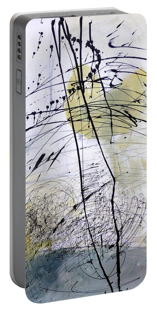  Portable Battery Charger featuring the painting Paint Solo 5 by Jane Davies