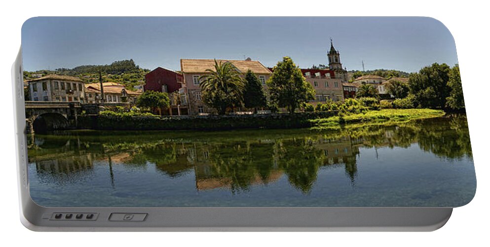 Landscape Portable Battery Charger featuring the photograph Panoramic landscape by Paulo Goncalves