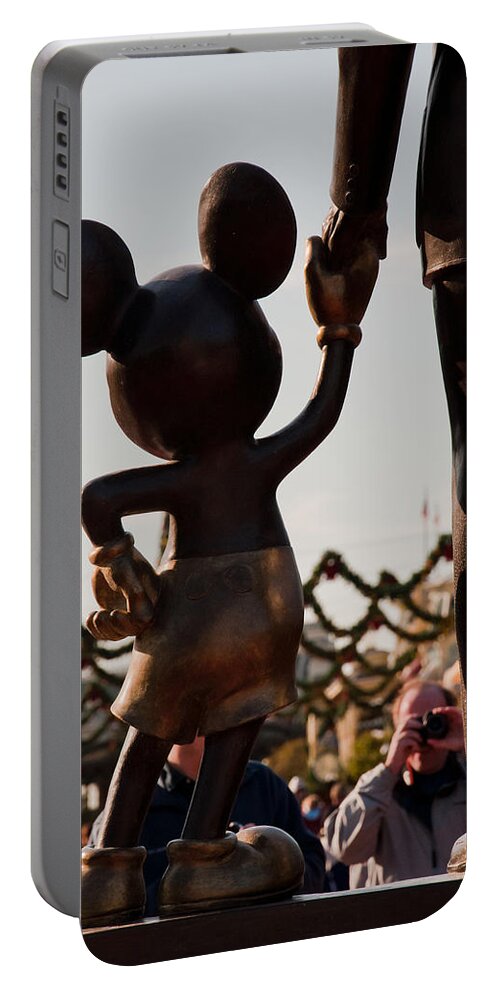 Mickey Portable Battery Charger featuring the photograph Partners by Susan Cliett