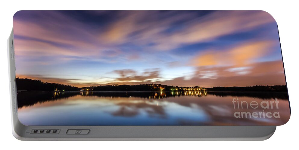 Lake-lanier Portable Battery Charger featuring the photograph Passing Storm by Bernd Laeschke