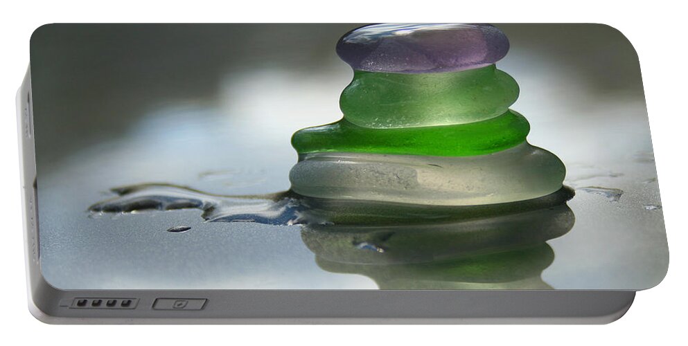 Seaglass Portable Battery Charger featuring the photograph Peace by Barbara McMahon