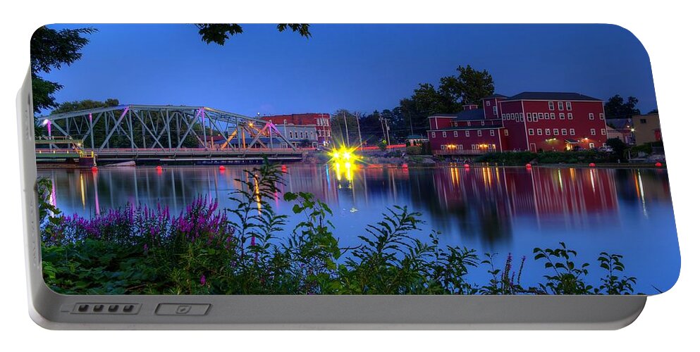 Baldwinsville Portable Battery Charger featuring the photograph Peaceful River by Dave Files