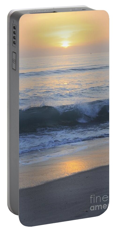 Sunset Portable Battery Charger featuring the photograph Peaceful Sunset by Bridgette Gomes
