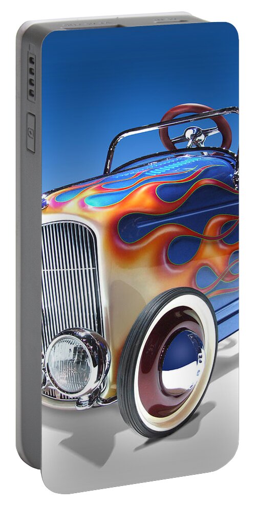 Peddle Car Portable Battery Charger featuring the photograph Peddle Car by Mike McGlothlen
