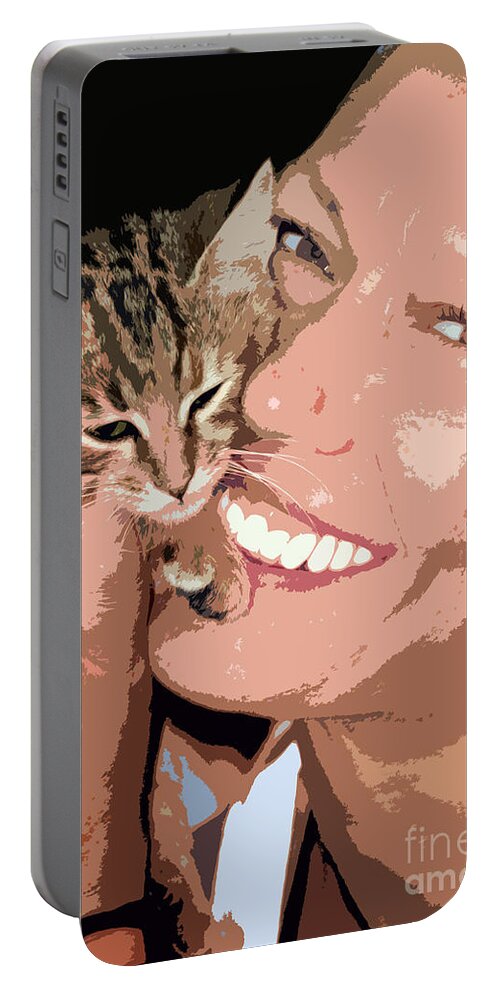 Affection Portable Battery Charger featuring the photograph Perfect Smile by Stelios Kleanthous