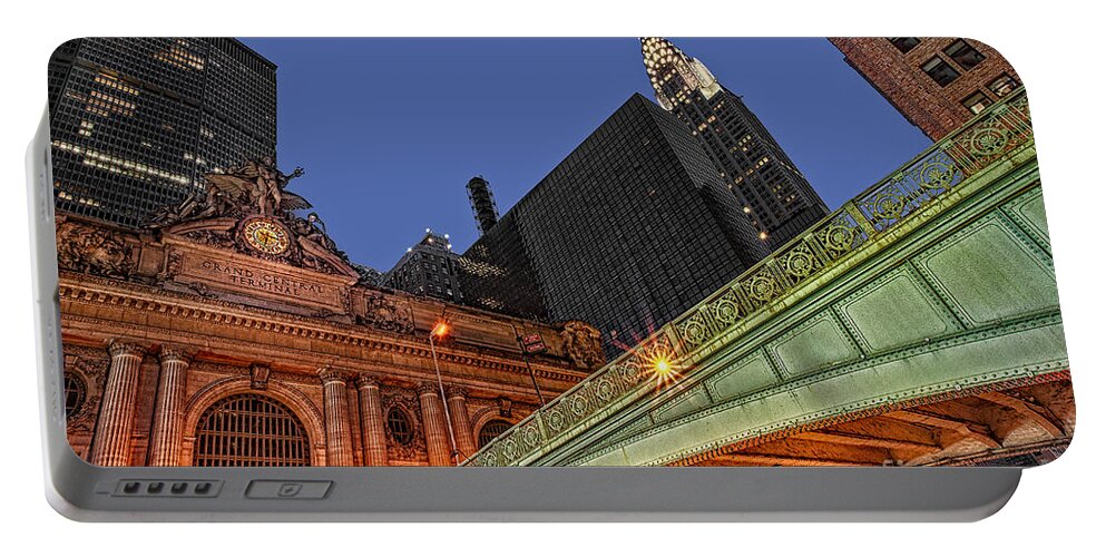 Pershing Square Portable Battery Charger featuring the photograph Pershing Square by Susan Candelario