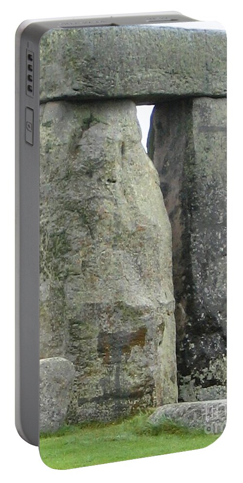 Stonehenge Portable Battery Charger featuring the photograph Pi by Denise Railey