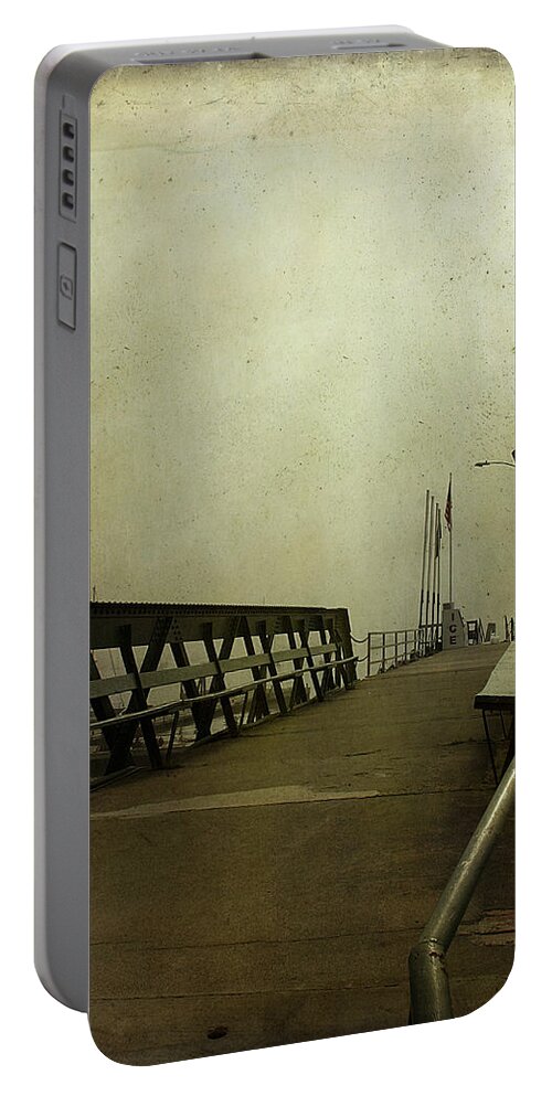 Pier Portable Battery Charger featuring the photograph Pier by Cindi Ressler