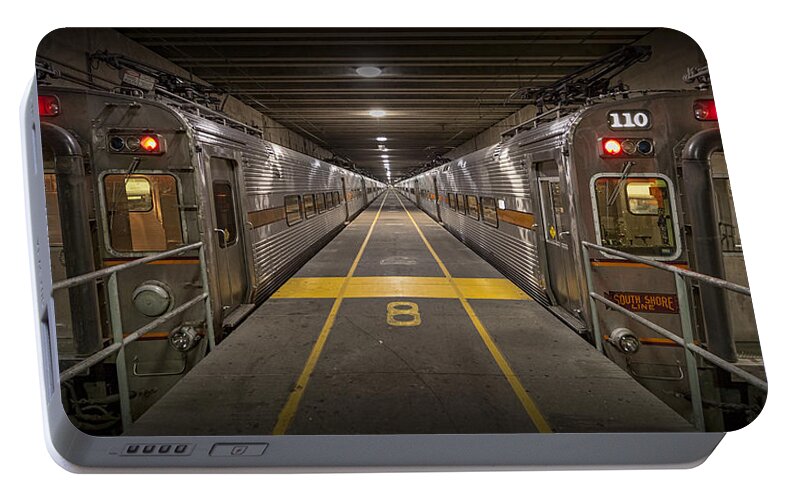 3scape Portable Battery Charger featuring the photograph Platform Eight at Union Station by Adam Romanowicz