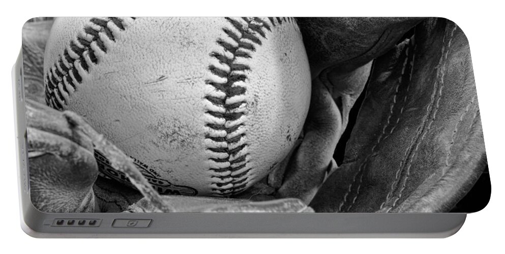 Baseball Portable Battery Charger featuring the photograph Play Ball by Don Schwartz