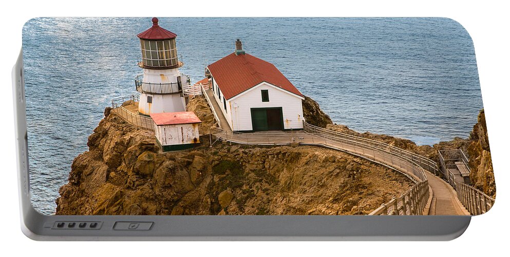 Ocean Portable Battery Charger featuring the photograph Point Reyes by Bryant Coffey