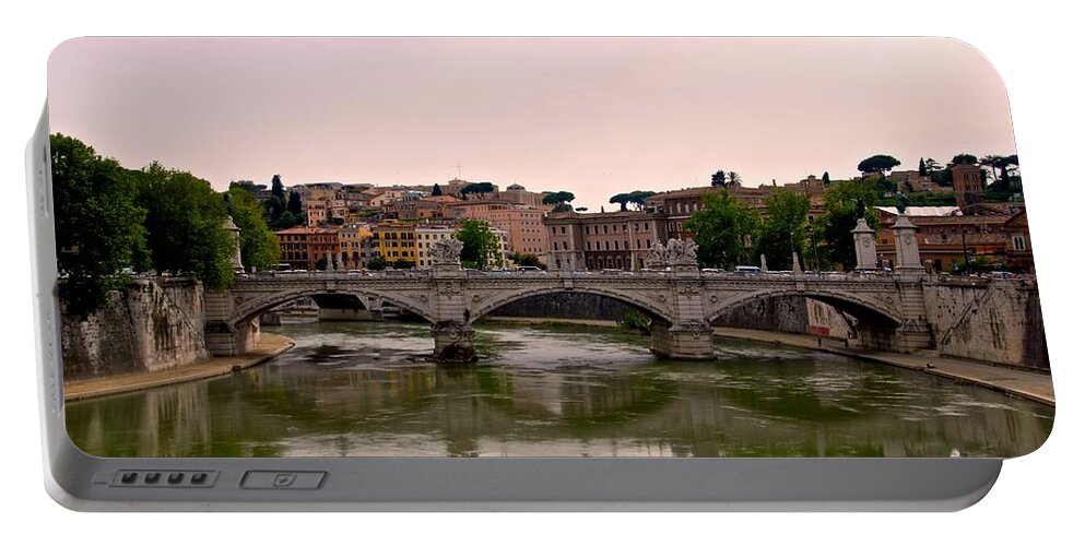 Ponte Vittorio Emanuele Portable Battery Charger featuring the photograph Ponte Vittorio Emanuele by Eric Tressler