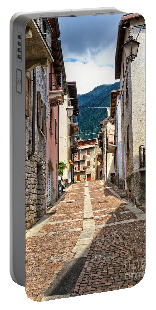 Alpine Portable Battery Charger featuring the photograph Pontedilegno - Italy by Antonio Scarpi