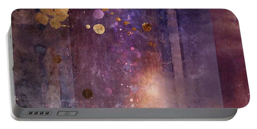 Abstract Portable Battery Charger featuring the digital art Portal Variant 1 by MGL Meiklejohn Graphics Licensing