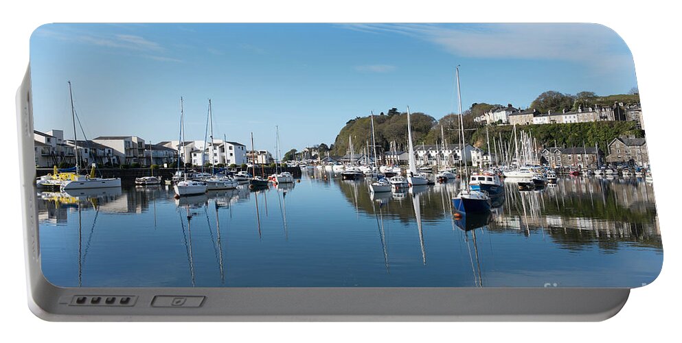 Porthmadog Portable Battery Charger featuring the photograph Porthmadog Harbour by Ann Garrett