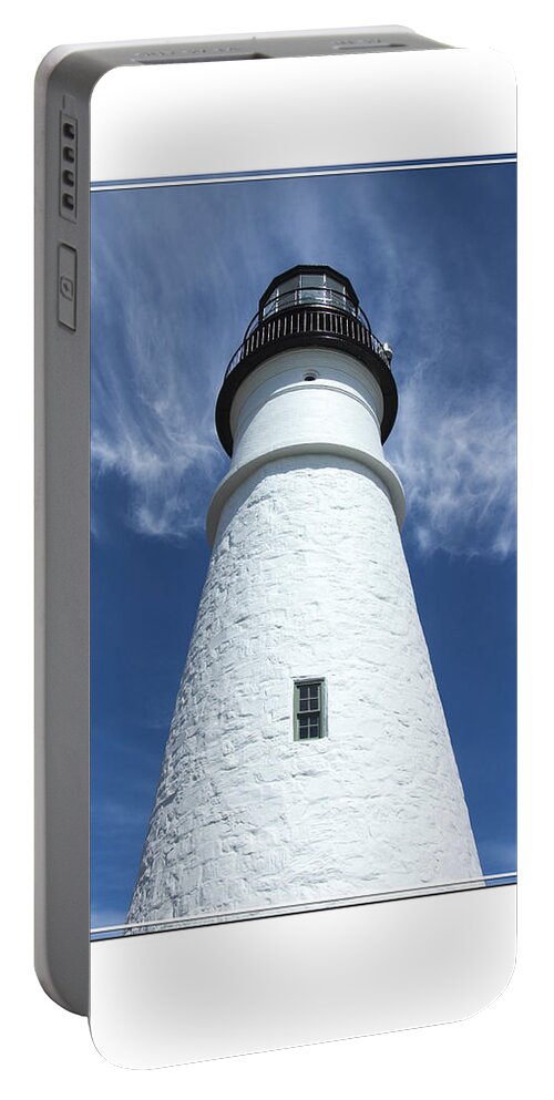 Portland Head Light Portable Battery Charger featuring the photograph Portland Head Light by Mike McGlothlen