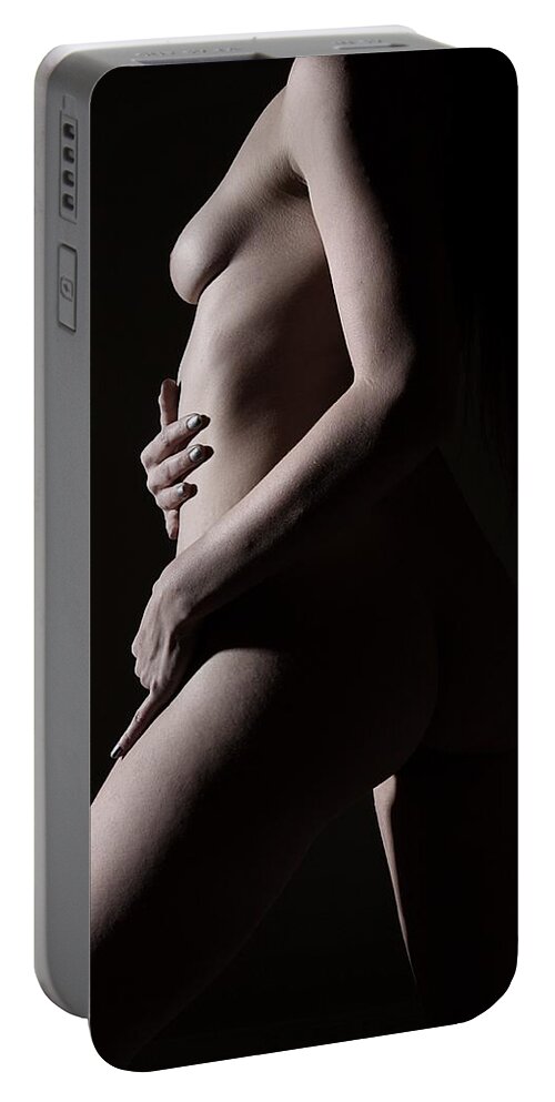 Nude Portable Battery Charger featuring the photograph Pride by Joe Kozlowski