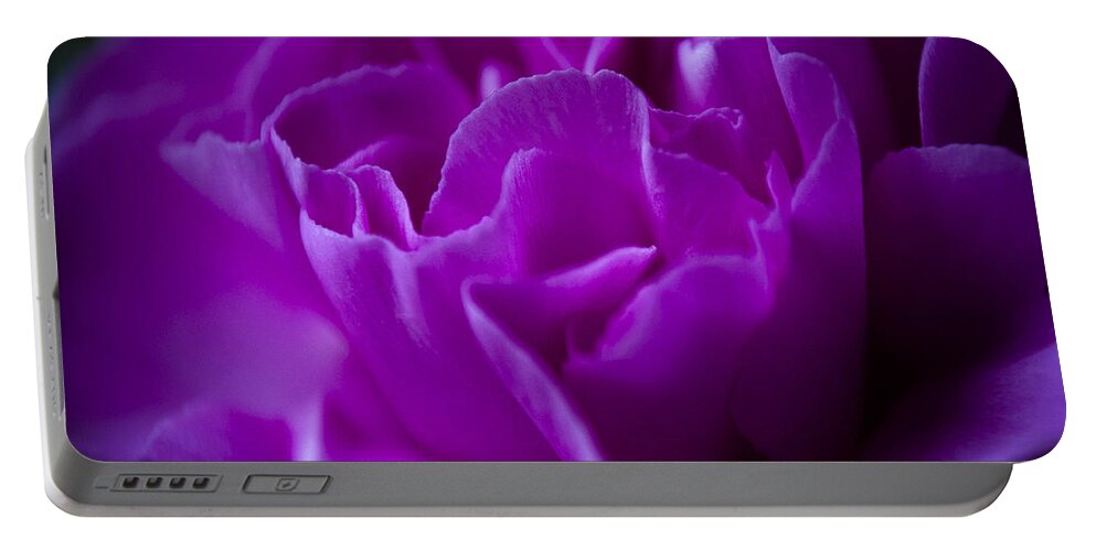Wall Art Portable Battery Charger featuring the photograph Purple Beauty by Ron Roberts
