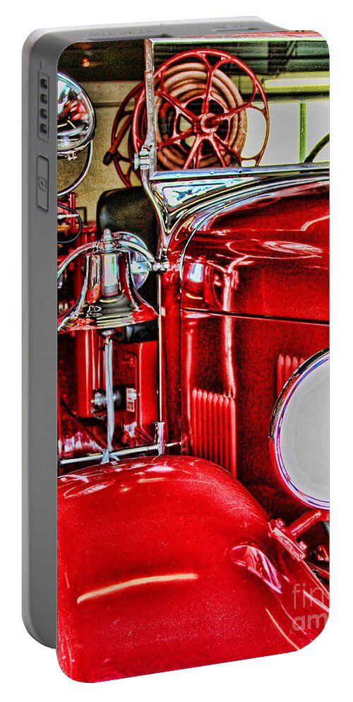 Firehouse Portable Battery Charger featuring the photograph Ready For The Ring By Diana Sainz by Diana Raquel Sainz