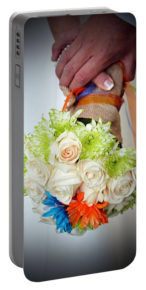 Flowers Portable Battery Charger featuring the photograph Ready to Wed by Holly Blunkall