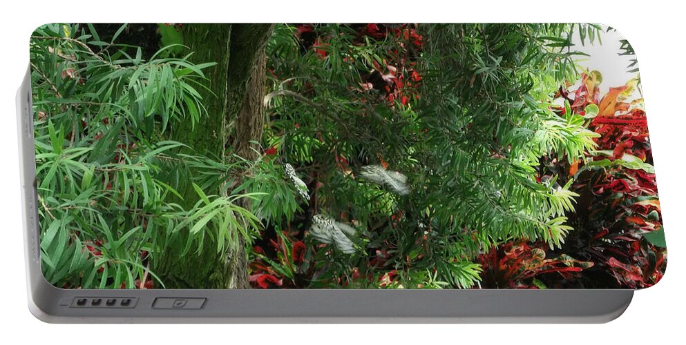Red And Green Foliage Portable Battery Charger featuring the photograph Red and Green Foliage by Luther Fine Art