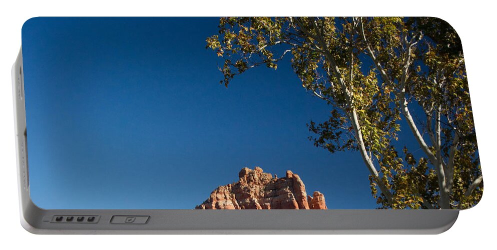 Red Portable Battery Charger featuring the photograph Red Rocks Oak Creek Canyon Sedona 3 by Douglas Barnett