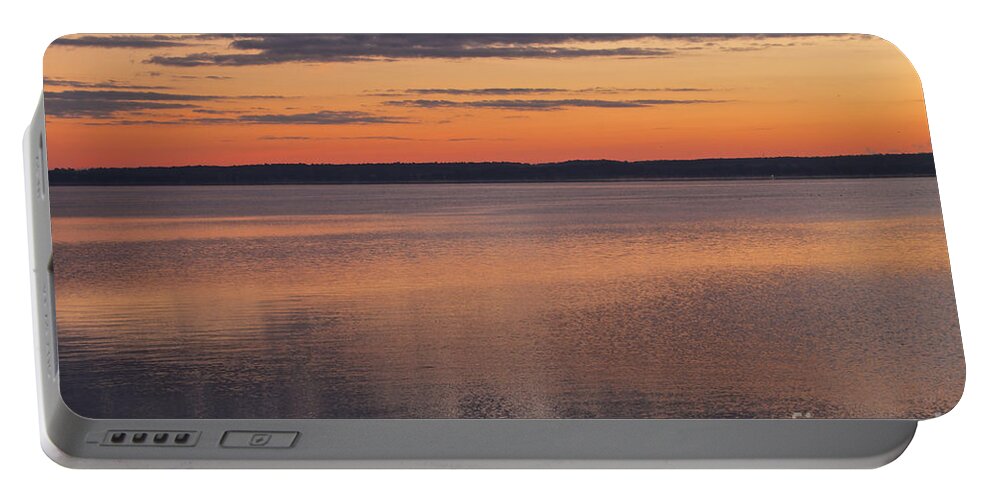 Sun Portable Battery Charger featuring the photograph Red Sky by William Norton